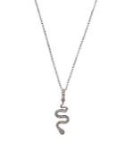 Adornia Fine Jewelry Diamond And Silver Coil Pendant Necklace
