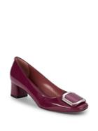 Bally Round-toe Patent Leather Pumps