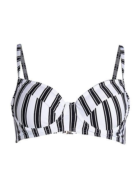 Cynthia Rowley Striped Lola Bikini Top