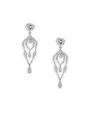 Kc Designs 14k White Gold Diamond Chandelier Earrings