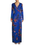 Diane Von Furstenberg Floral-print Silk Wrap Dress