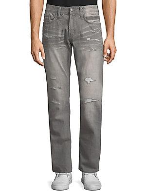 Buffalo David Bitton Slim-fit Distressed Jeans