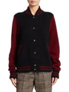 Marc Jacobs Wool & Cashmere Varsity Jacket