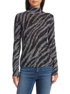 Rag & Bone Zebra Shaw Turtleneck Sweater