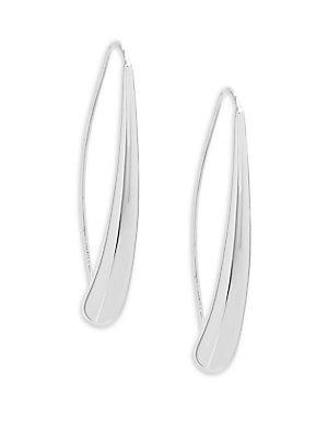 Saks Fifth Avenue 14k White Gold Teardrop Earrings