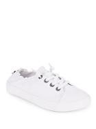 Steve Madden Jane Glittered Lace-up Sneakers