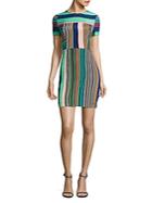 Diane Von Furstenberg Tailored Short Sleeve Dress