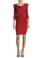 Vivienne Westwood Solid Three-quarter-sleeve Sheath Dress