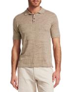 Saks Fifth Avenue Collection Melange Sweater Polo