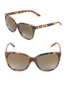 Versace 57mm Cat-eye Sunglasses
