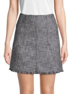 Rebecca Taylor Slub Mini Skirt