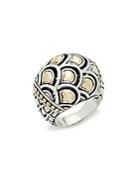 John Hardy 18k Gold And Sterling Silver Statement Ring