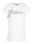 Balmain Embellished Logo Cotton T-shirt