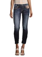 Miss Me Abstract Skinny-fit Jeans