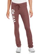 Wildfox Letter Printed Jogger Pants