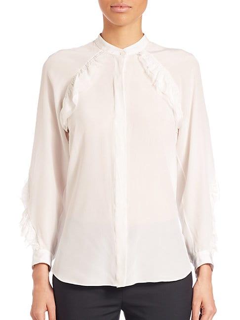 3.1 Phillip Lim Ruffle-trimmed Silk Shirt