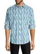 Robert Graham Classic-fit Chevron Long Sleeve Shirt