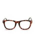 Linda Farrow 47mm Tortoiseshell Square Optical Glasses