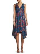 W118 By Walter Baker Floral Sleeveless A-line Dress