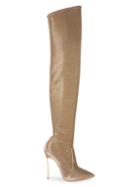 Casadei Metallic Stiletto Over-the-knee Boots