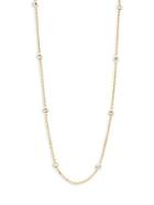 Casa Reale By The Yard Diamond And 14k Yellow Gold Single Strand Necklace