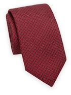 Saks Fifth Avenue Collection Neat Print Silk & Wool Tie