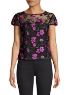 Milly Floral Embroidered Top