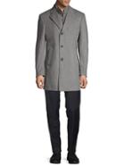 Saks Fifth Avenue Made In Italy Car Wool & Cashmere Coat