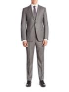 Armani Collezioni Regular-fit M-line Pinstripe Wool Suit
