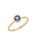 Ila Blue Sapphire In 14kt Yellow Gold Arctic Ring