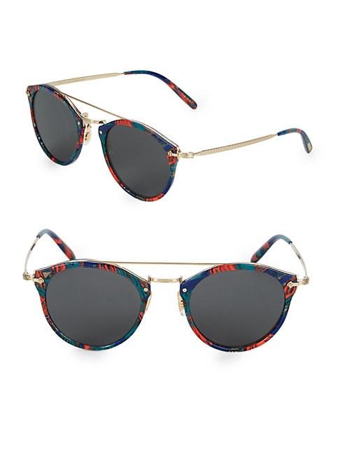 Oliver Peoples Remick 50mm Browline Cateye Sunglasses