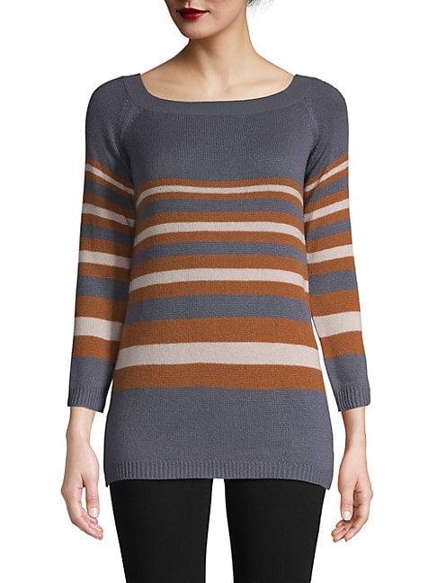 Valentino Striped Cashmere Sweater