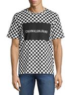 Calvin Klein Jeans Logo Checkerboard Cotton Tee