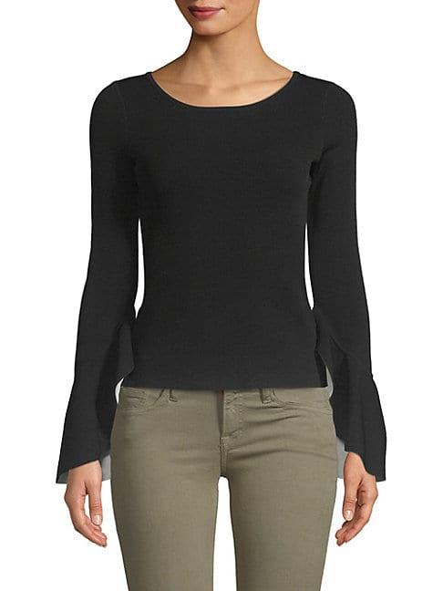 Milly Contrast Boatneck Top
