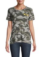 Chaser Camouflage-print Cotton Tee