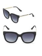 Aqs Gradient 55mm Square Sunglasses