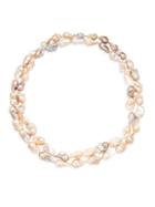 Tara Pearls Sterling Silver & 13-15mm Baroque Pearl Layered Necklace