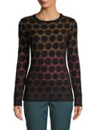 M Missoni Textured Ombre Knit Pullover