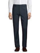 Theory Marlo Check Wool Trousers