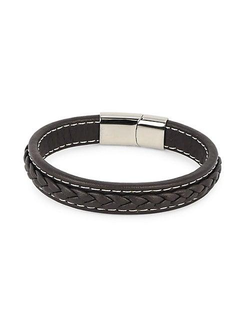 Jean Claude Braided Leather Bracelet