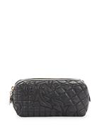 Versace Quilted Zipped Leather Wallet