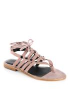 Rebecca Minkoff Evonne Leather Flat Sandals