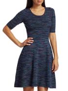 Milly Spacedye Fit-&-flare Dress