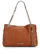 Valentino By Mario Valentino Verra Quilted-logo Leather Tote