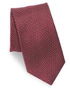 Saks Fifth Avenue Made In Italy Dash Neat Silk Tie