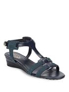 Tod's Leather T-strap Sandals