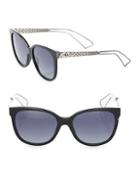 Dior 55mm Square Sunglasses