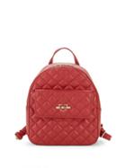 Love Moschino Quilted Logo Backpack