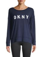 Dkny Sport Reflective Logo Long-sleeve T-shirt
