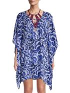 Tommy Bahama Printed Lace-up Tunic